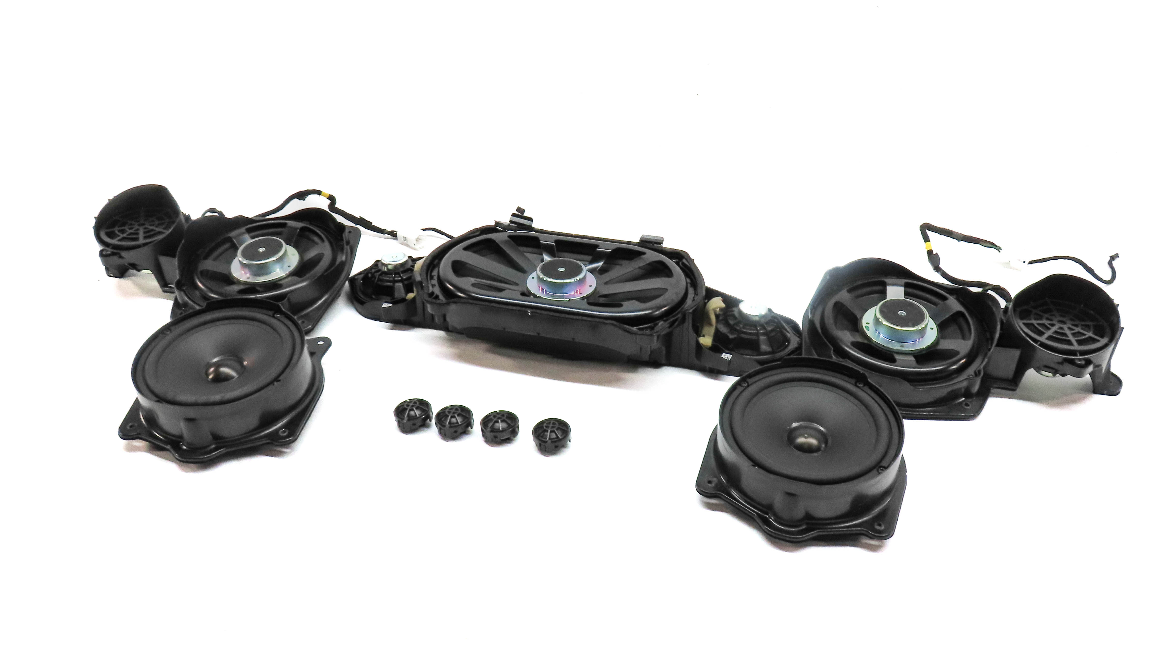 2013 MERCEDES S550 (W221) WOOFER MIDRANGE TWEETER LOGIC 7 SPEAKER SET OF 9 — exact item pictured
